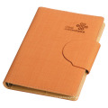 Impressão em offset Custom PU Leather Notebook with Lock